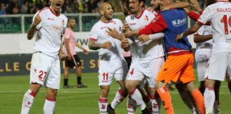 Il Bari agguanta il pareggio a Palermo: 1-1 al “Barbera”