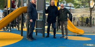 Riapertura al pubblico dell’area giochi centrale del giardino Chiara Lubich