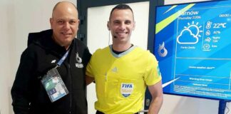 Bottalico di Bari arbitra la finale per il bronzo agli Europan Beach Cames