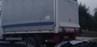 Moto contro camion tra Ruvo e Corato, muore il giovane Massimo Coverini
