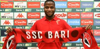 Serie B, a Bari ufficiale l’arrivo di Yayah Kallon