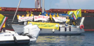 Continua il presidio al porto di Bari contro le importazioni di grano dall’estero: “Un allarme alimentare al giorno”