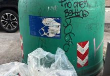 Abbandono rifiuti in centro: la Polizia Locale sanziona con mille euro l’attività responsabile