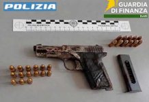 Pistola e caricatore in casa: arrestato 38enne di Bitonto