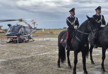 Il 6° Nucleo Elicotteri Carabinieri di Bari celebra mezzo secolo al servizio del territorio